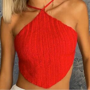 Princess Polly Avoca top red